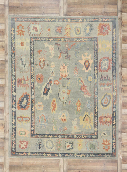 8 x 10 Contemporary Turkish Oushak Rug 53511