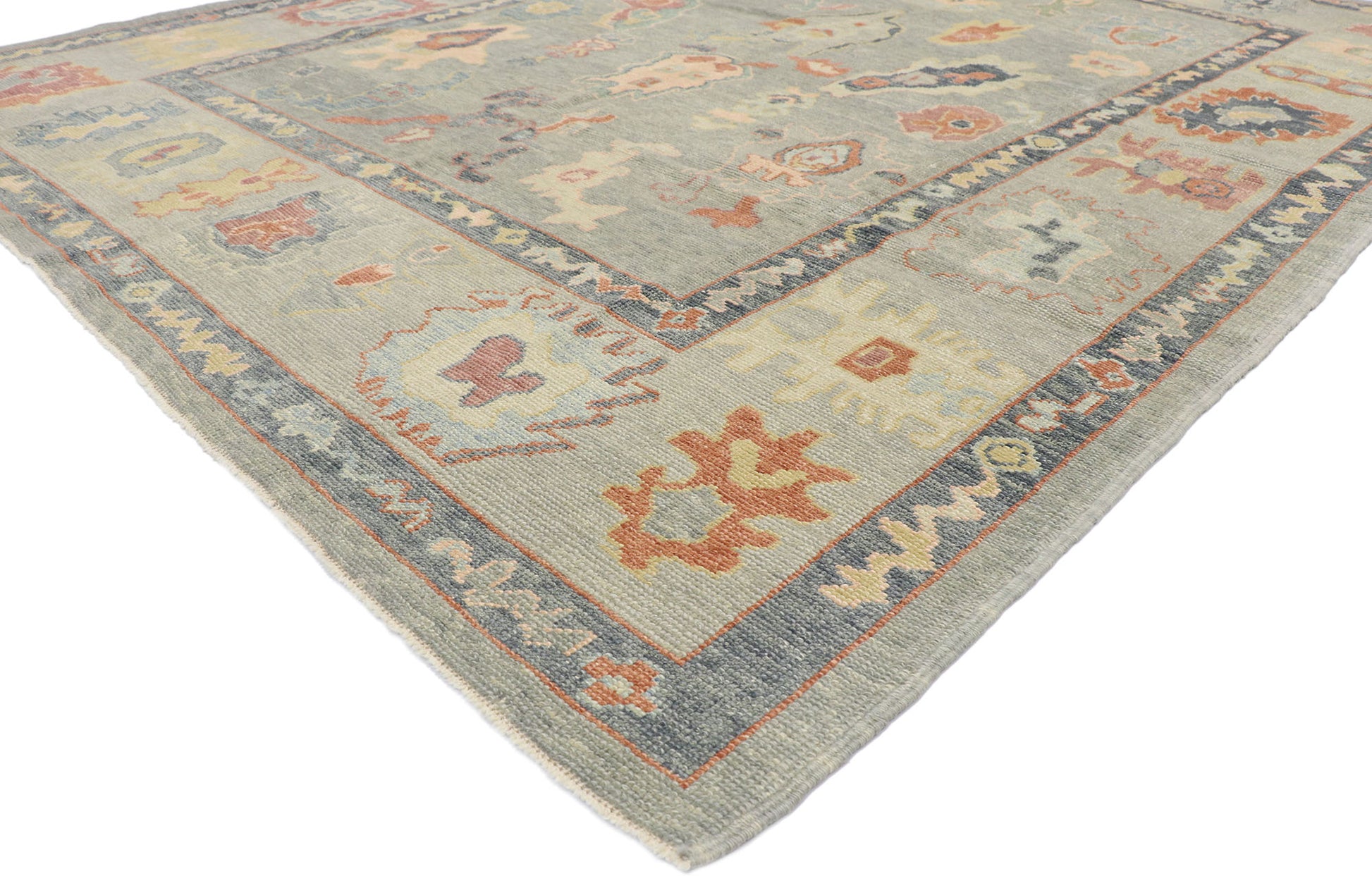 8 x 10 Contemporary Turkish Oushak Rug 53511