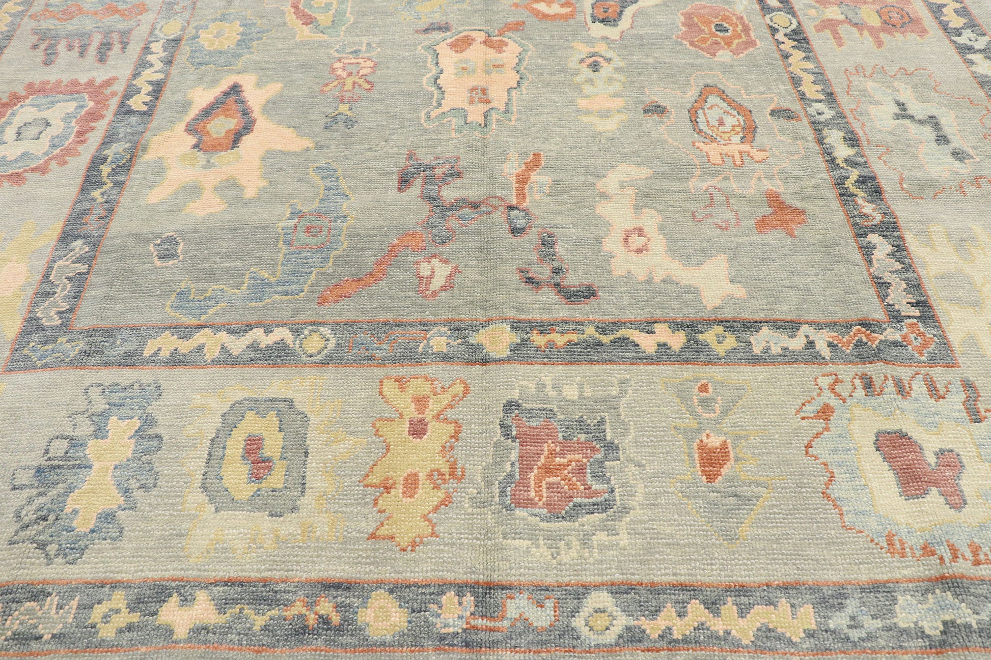 8 x 10 Contemporary Turkish Oushak Rug 53511