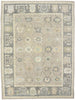 11 x 14 Modern Gray Turkish Oushak Rug 53517