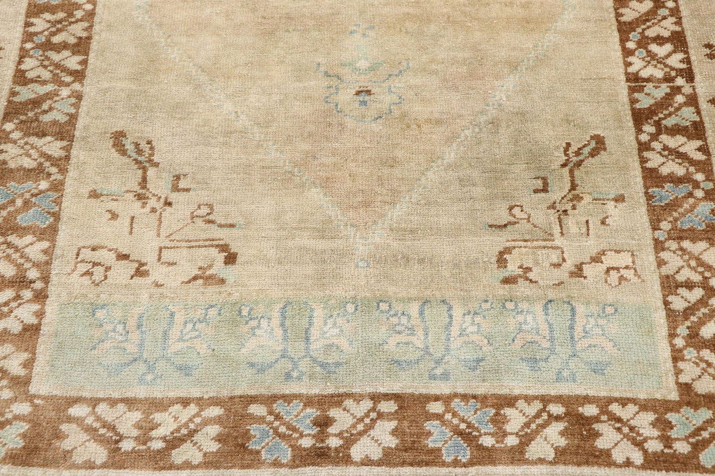 4 x 7 Vintage Turkish Oushak Rug 53519