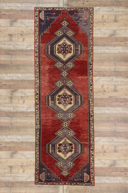 3 x 10 Vintage Turkish Oushak Rug 53521