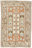 3 x 4 Vintage Turkish Oushak Rug 53522