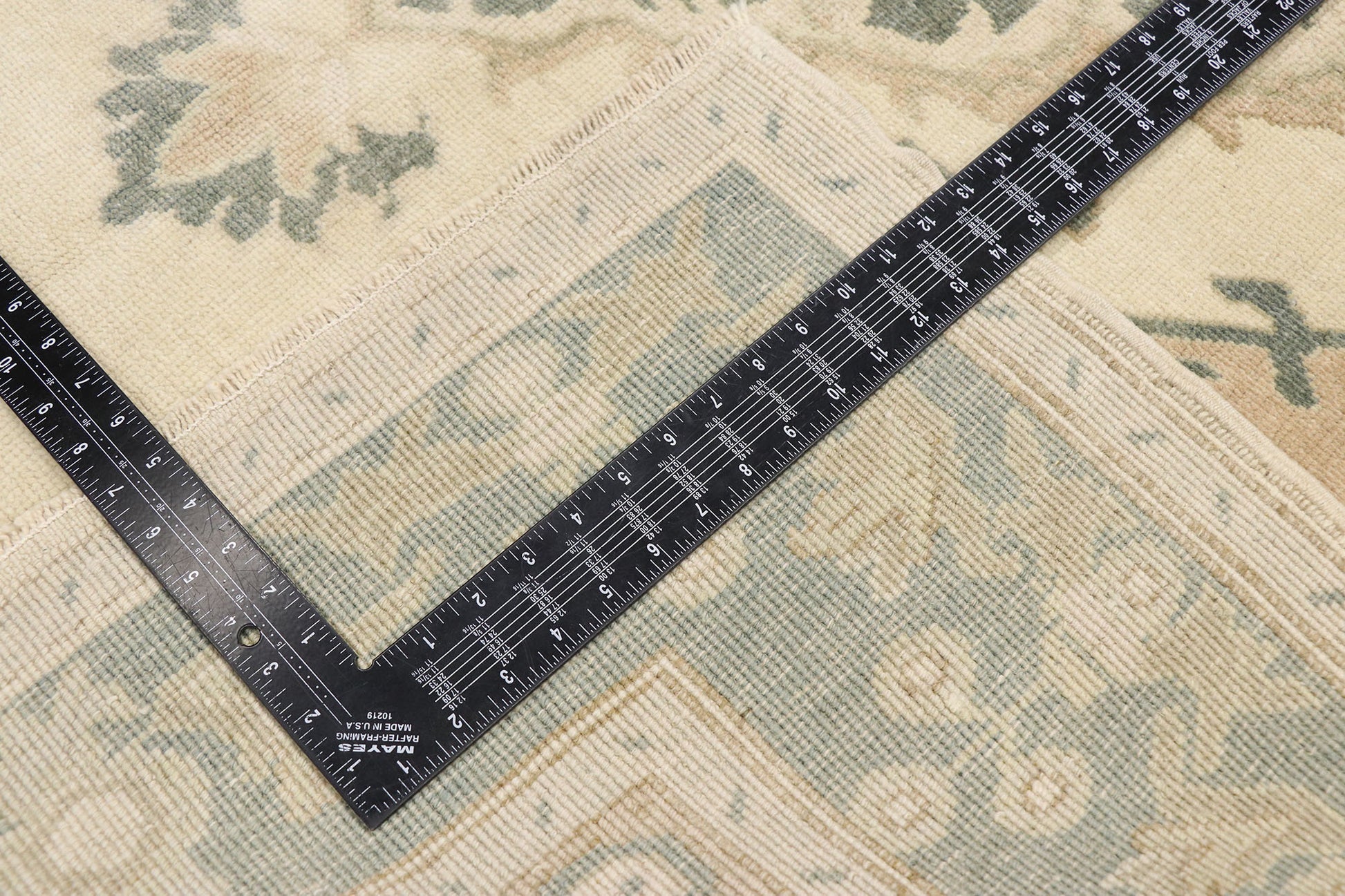 5 x 10 Vintage Turkish Oushak Rug 53524