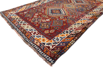 4 x 7 Vintage Persian Shiraz Rug 53525