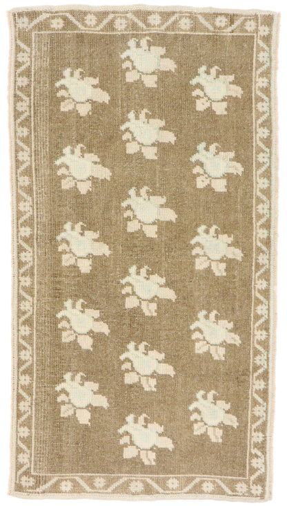 2 x 4 Vintage Turkish Oushak Rug 53526