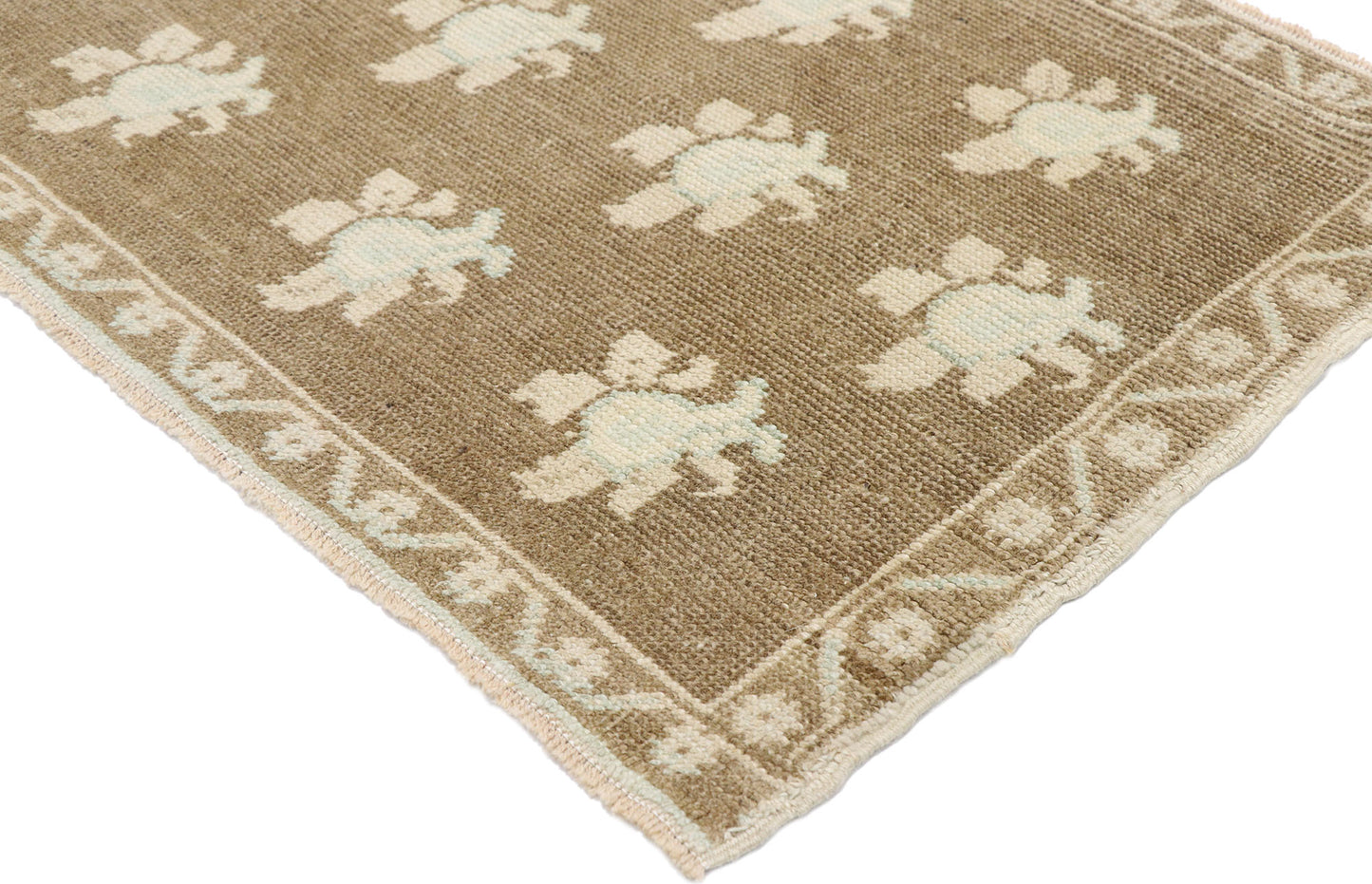 2 x 4 Vintage Turkish Oushak Rug 53526