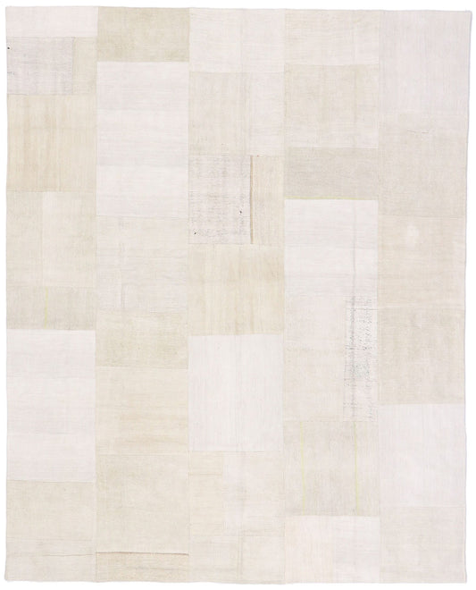8 x 10 Vintage Turkish Patchwork Rug 53529