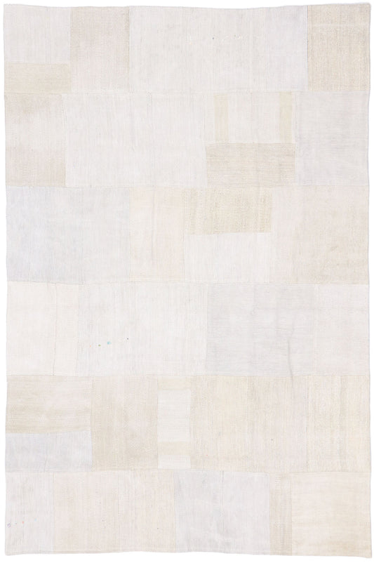 6 x 9 Vintage Turkish Patchwork Rug 53530