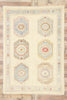 6 x 9 Modern Turkish Oushak Rug 53532