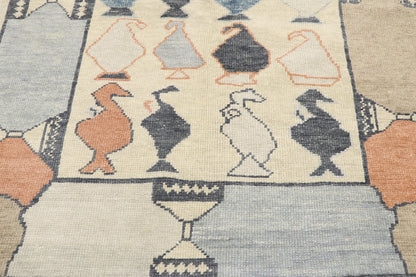 4 x 6 Contemporary Turkish Oushak Rug 53533