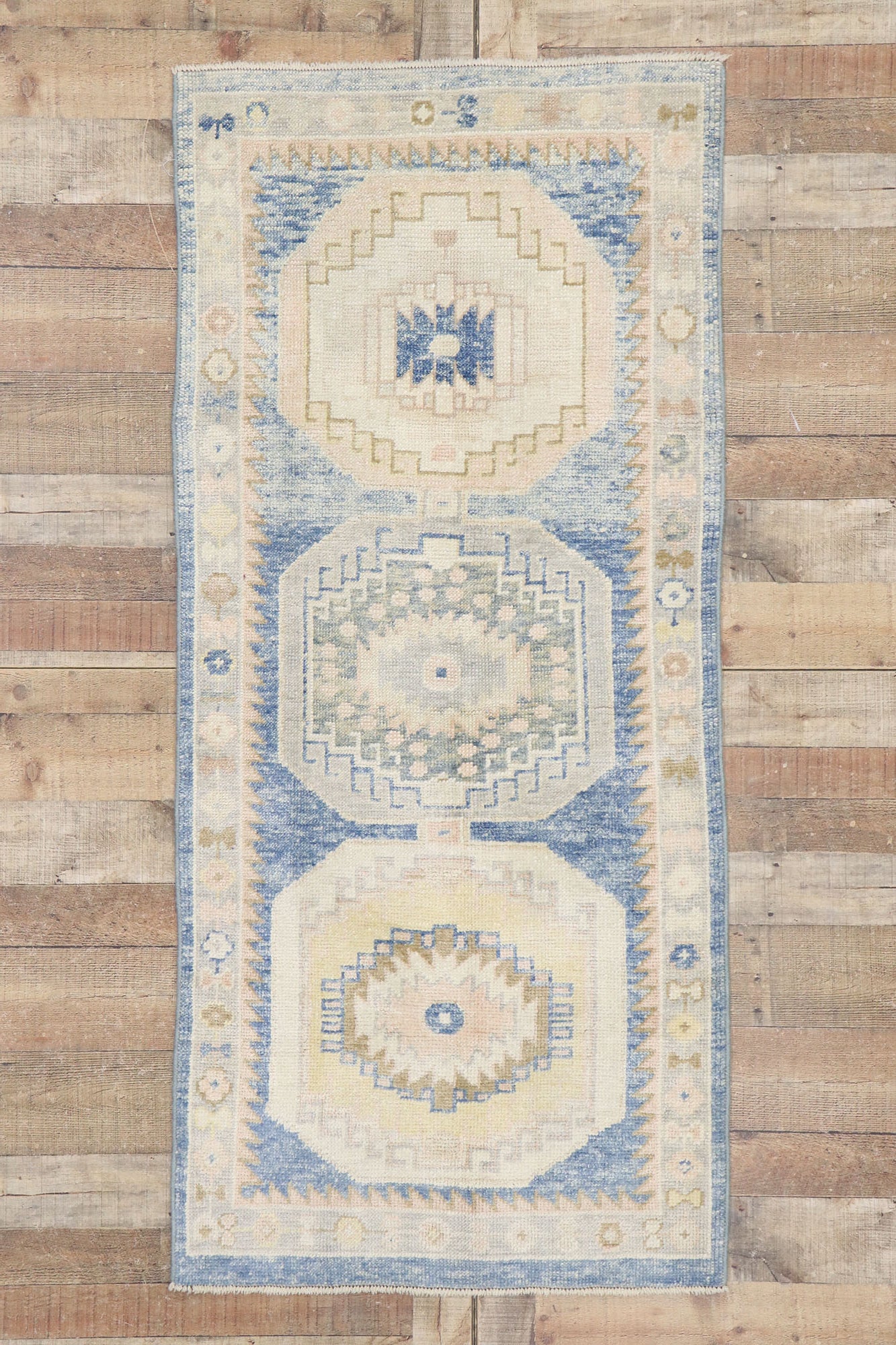 3 x 6 Contemporary Turkish Oushak Rug 53534
