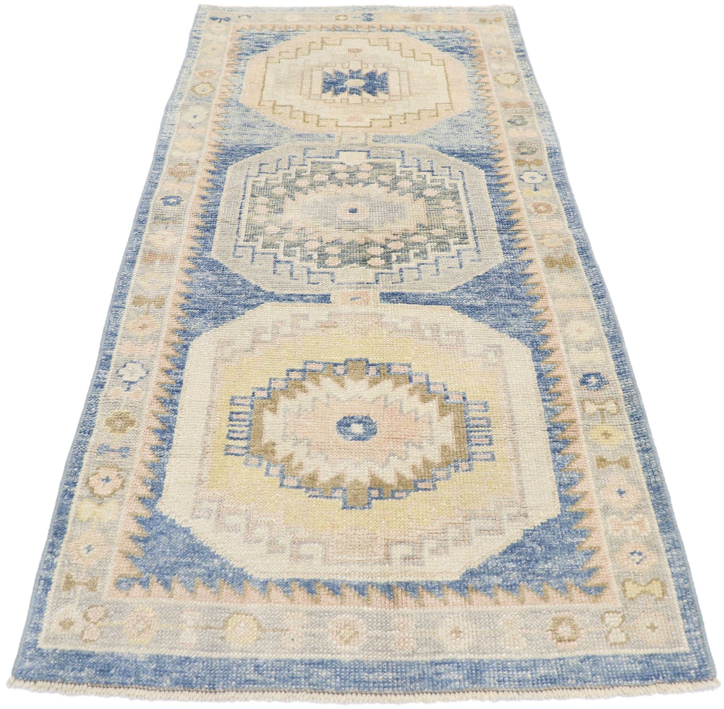 3 x 6 Contemporary Turkish Oushak Rug 53534
