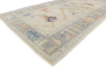 5 x 12 Contemporary Turkish Oushak Rug 53535