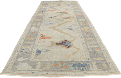 5 x 12 Contemporary Turkish Oushak Rug 53535
