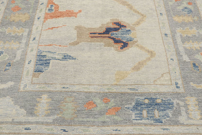 5 x 12 Contemporary Turkish Oushak Rug 53535
