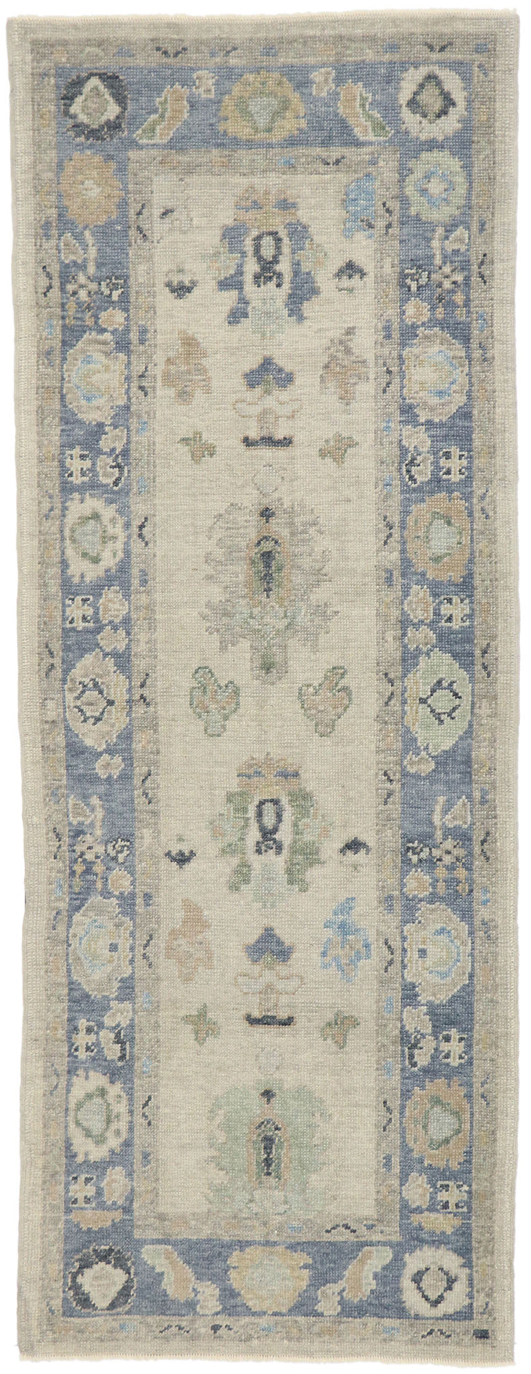 3 x 9 Contemporary Turkish Oushak Runner 53536