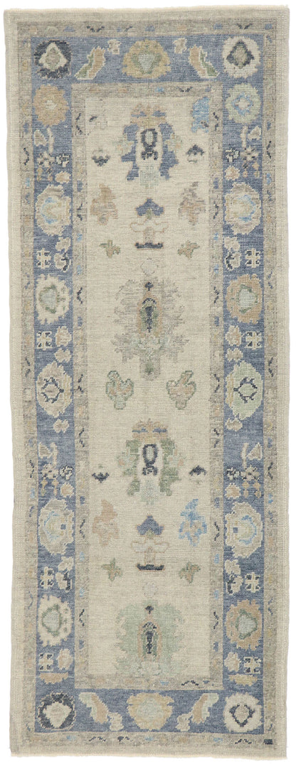 3 x 9 Contemporary Turkish Oushak Runner 53536
