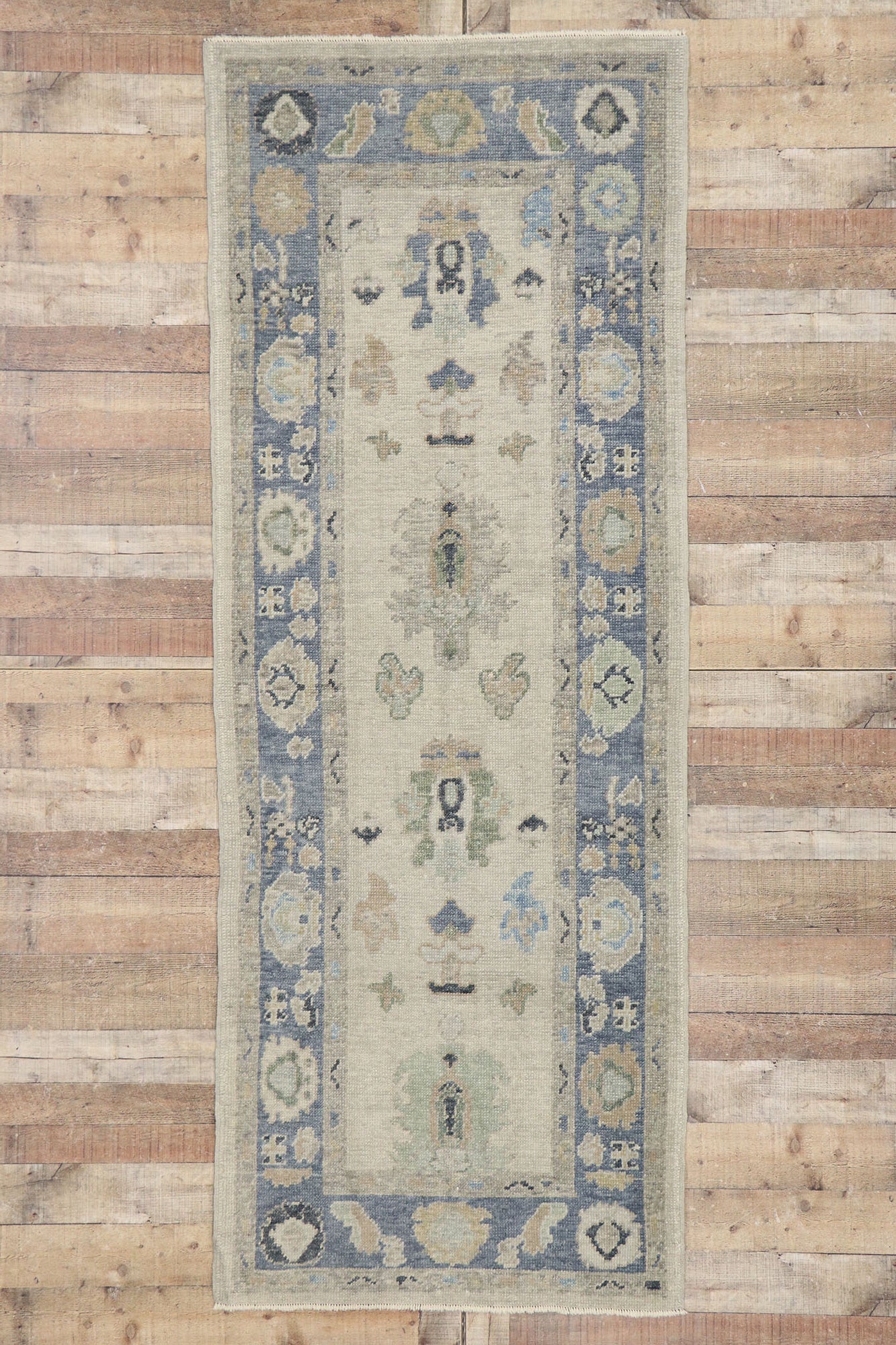 3 x 9 Contemporary Turkish Oushak Runner 53536