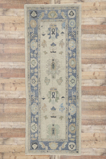3 x 9 Contemporary Turkish Oushak Runner 53536