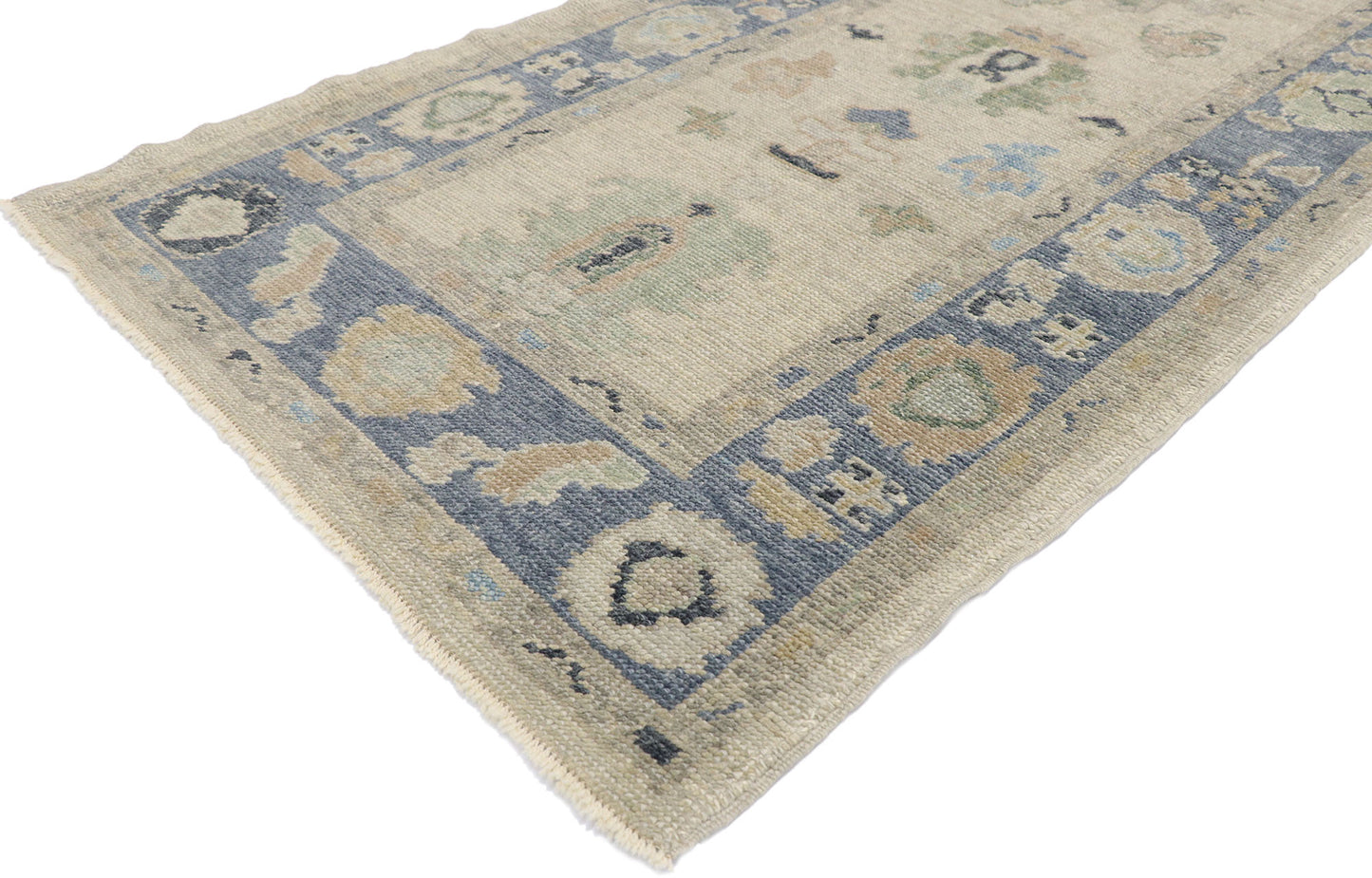 3 x 9 Contemporary Turkish Oushak Runner 53536