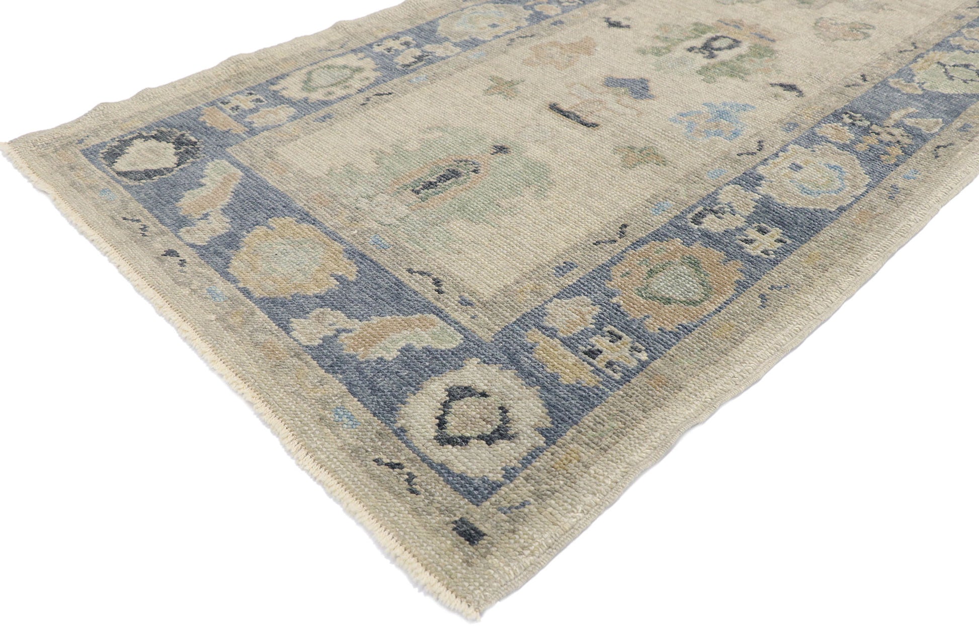 3 x 9 Contemporary Turkish Oushak Runner 53536
