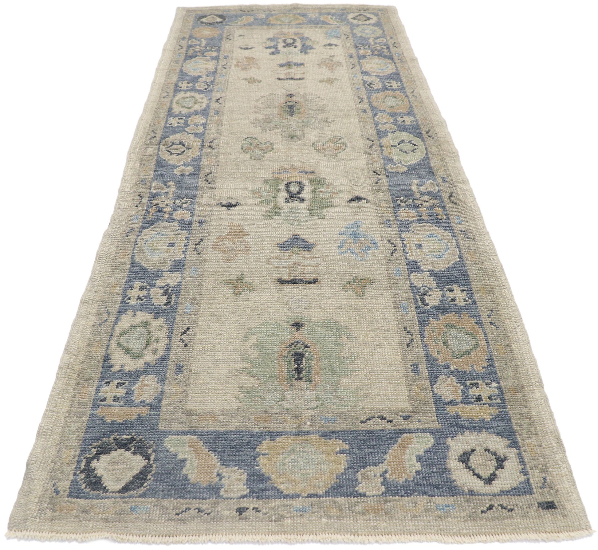 3 x 9 Contemporary Turkish Oushak Runner 53536