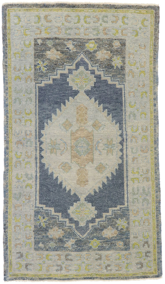 3 x 6 Contemporary Turkish Oushak Rug 53538