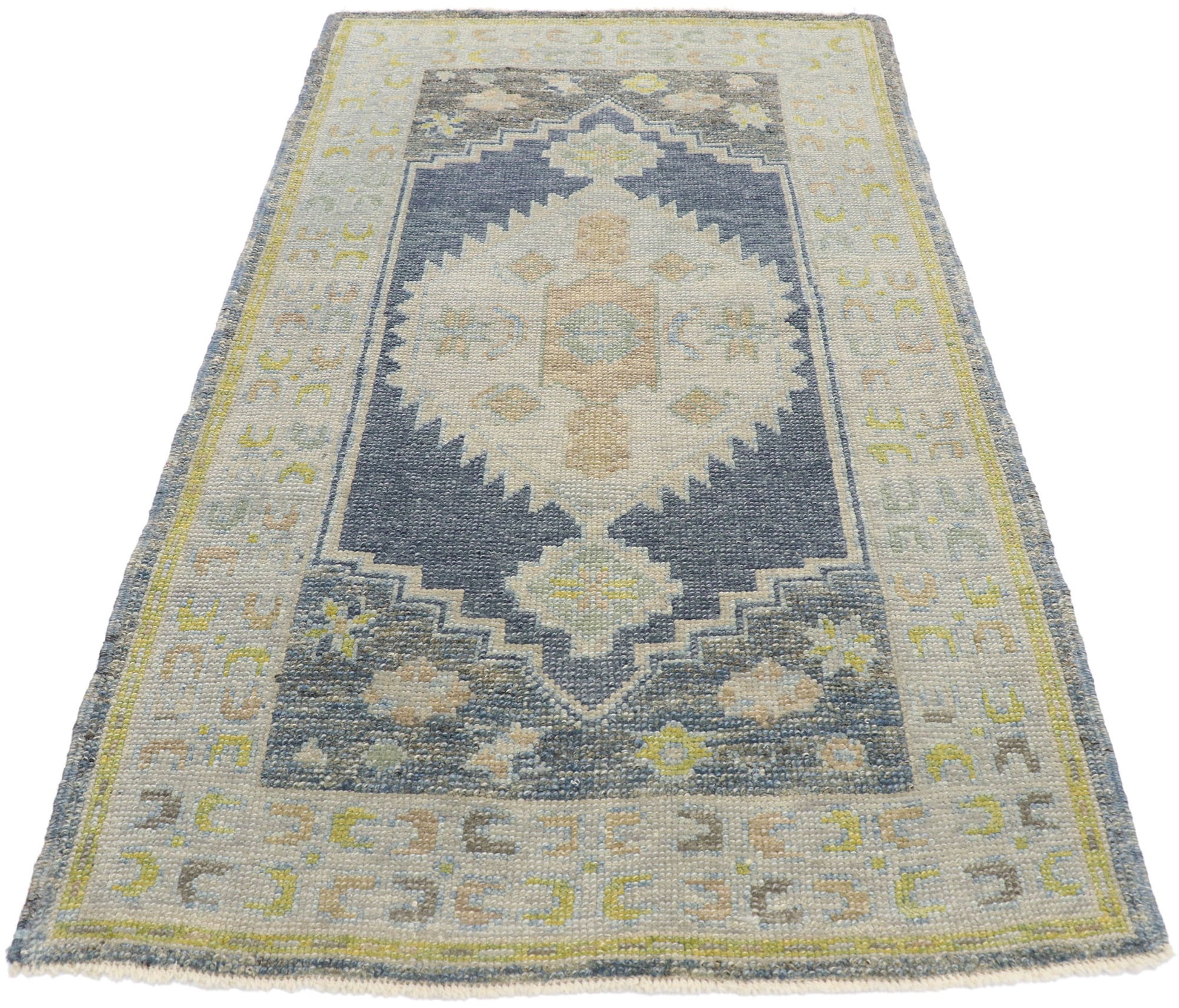3 x 6 Contemporary Turkish Oushak Rug 53538