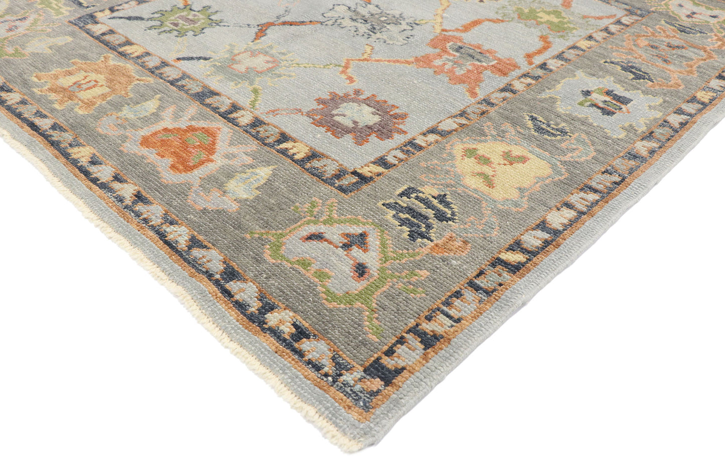 5 x 5 Contemporary Turkish Oushak Rug 53539