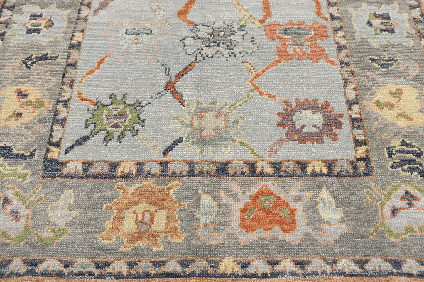 5 x 5 Contemporary Turkish Oushak Rug 53539