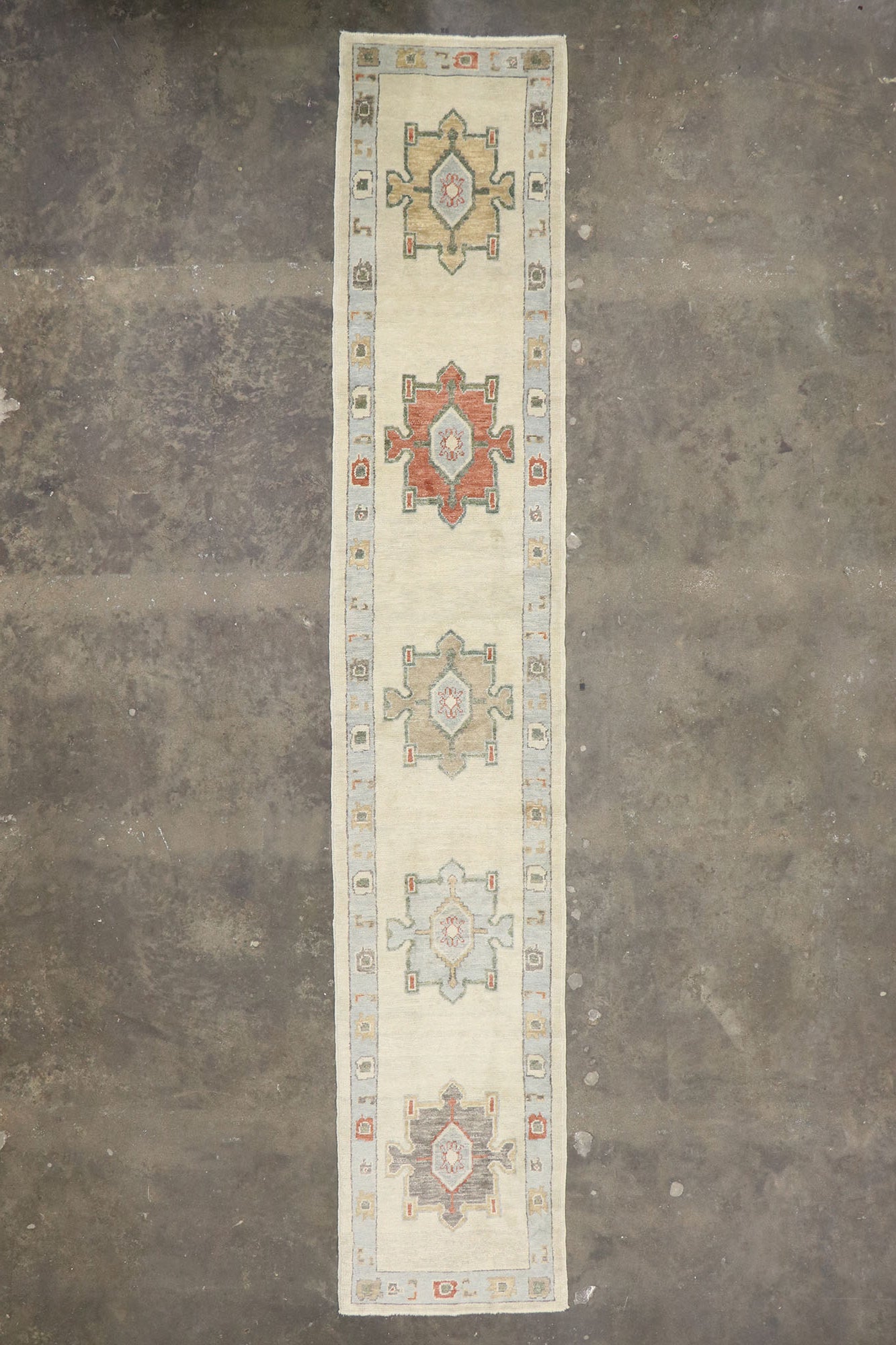 3 x 16 Turkish Oushak Runner 53540