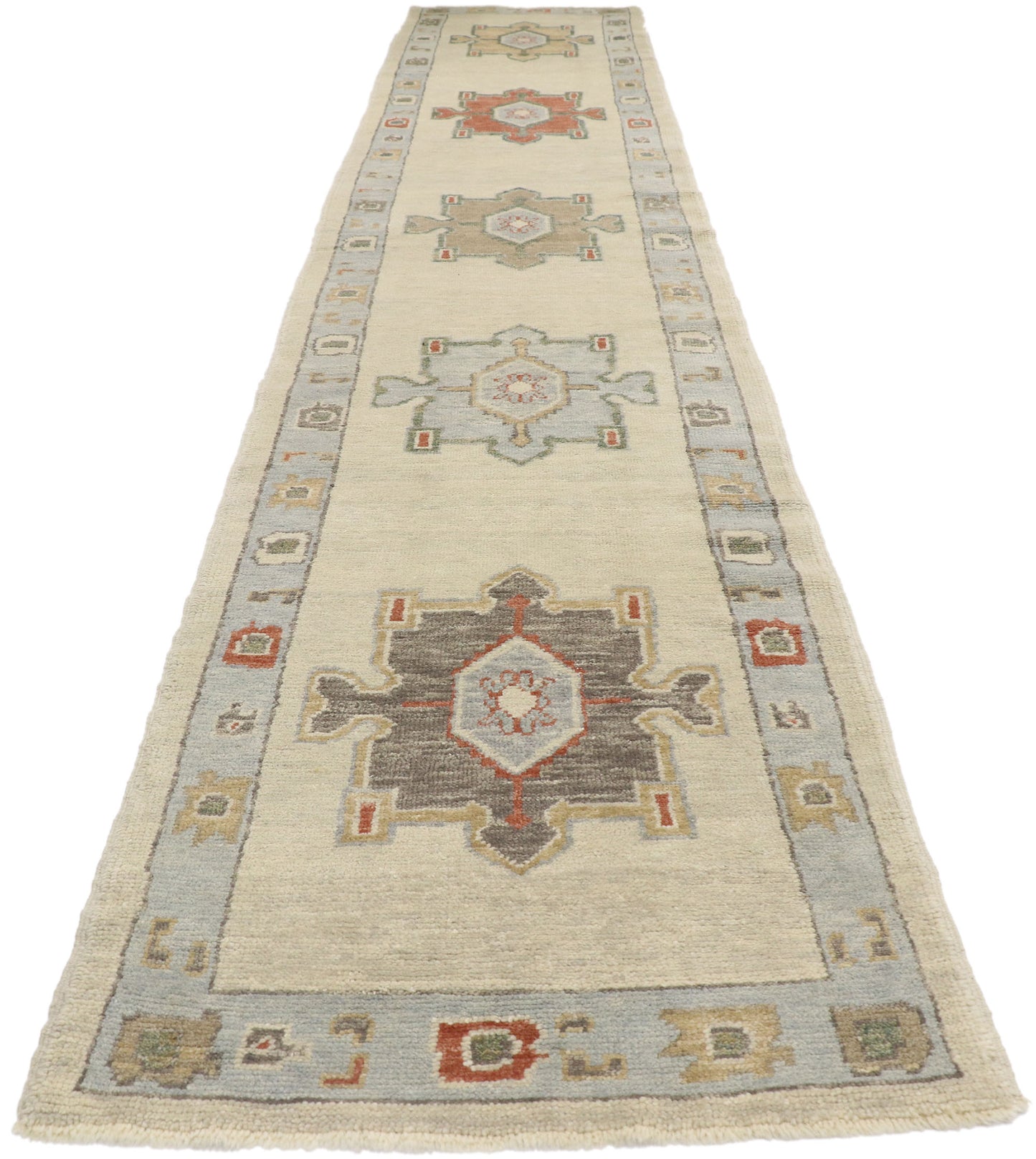 3 x 16 Turkish Oushak Runner 53540