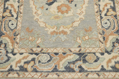 3 x 9 Contemporary Turkish Oushak Runner 53542