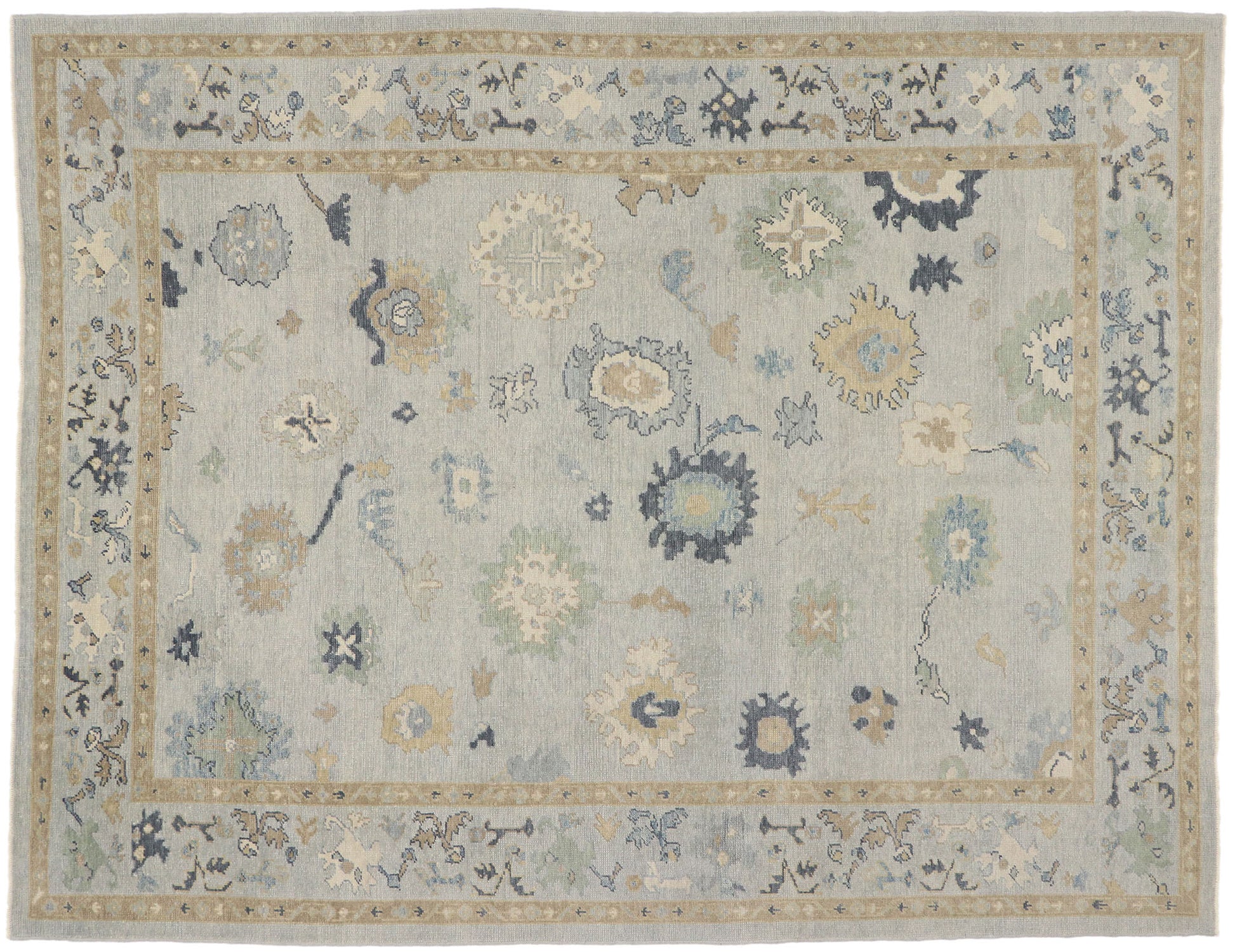 9 x 12 Turkish Oushak Rug 53546