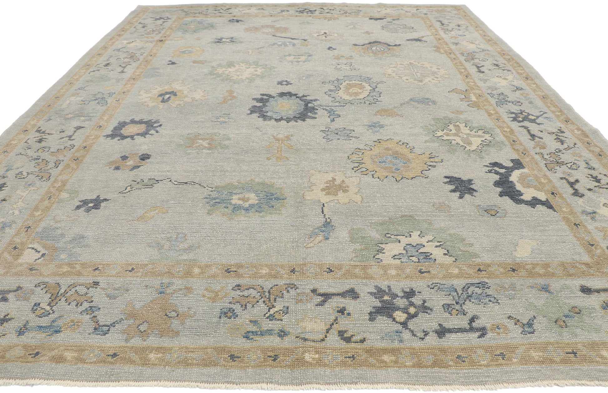 9 x 12 Turkish Oushak Rug 53546