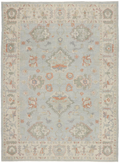 10 X 14 Contemporary Turkish Oushak Rug 53547