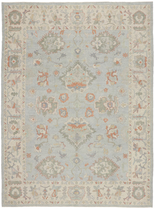 10 X 14 Contemporary Turkish Oushak Rug 53547