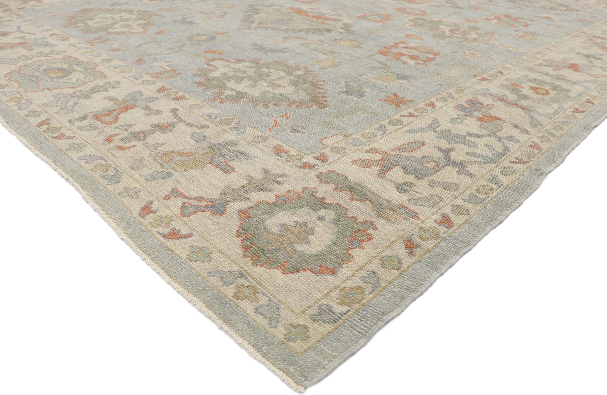10 X 14 Contemporary Turkish Oushak Rug 53547