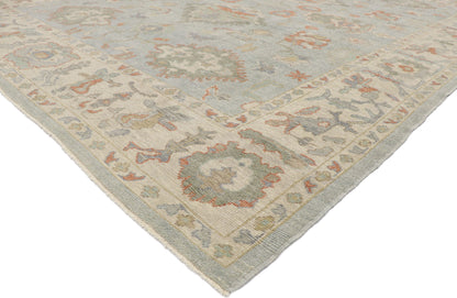 10 X 14 Contemporary Turkish Oushak Rug 53547