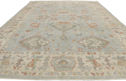 10 X 14 Contemporary Turkish Oushak Rug 53547