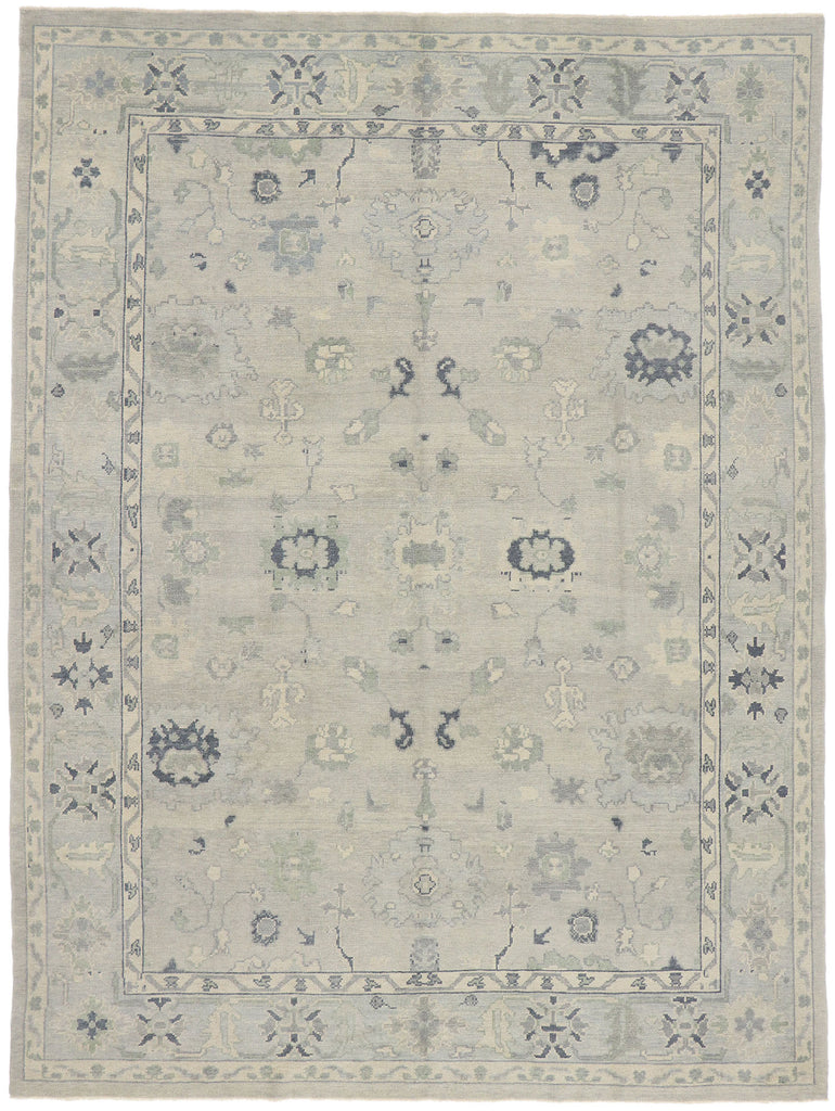 9 x 12 Contemporary Turkish Oushak Rug 53548