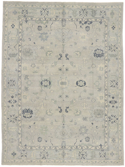 9 x 12 Contemporary Turkish Oushak Rug 53548