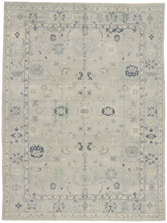 9 x 12 Contemporary Turkish Oushak Rug 53548