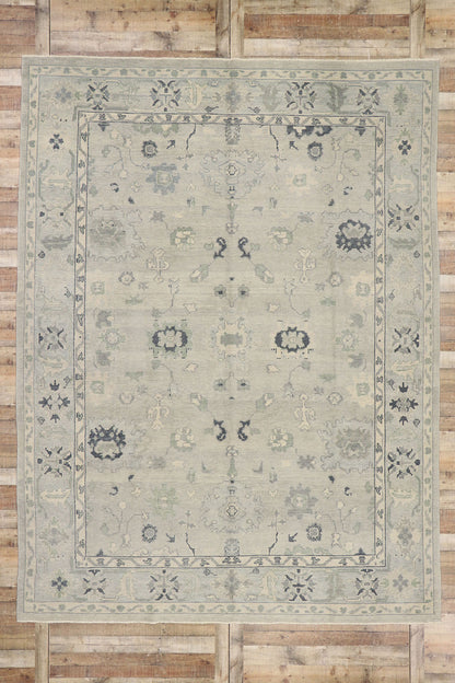 9 x 12 Contemporary Turkish Oushak Rug 53548