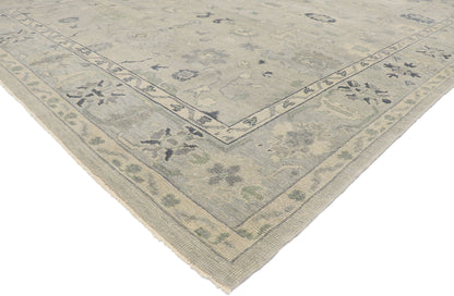 9 x 12 Contemporary Turkish Oushak Rug 53548