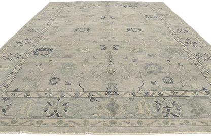 9 x 12 Contemporary Turkish Oushak Rug 53548