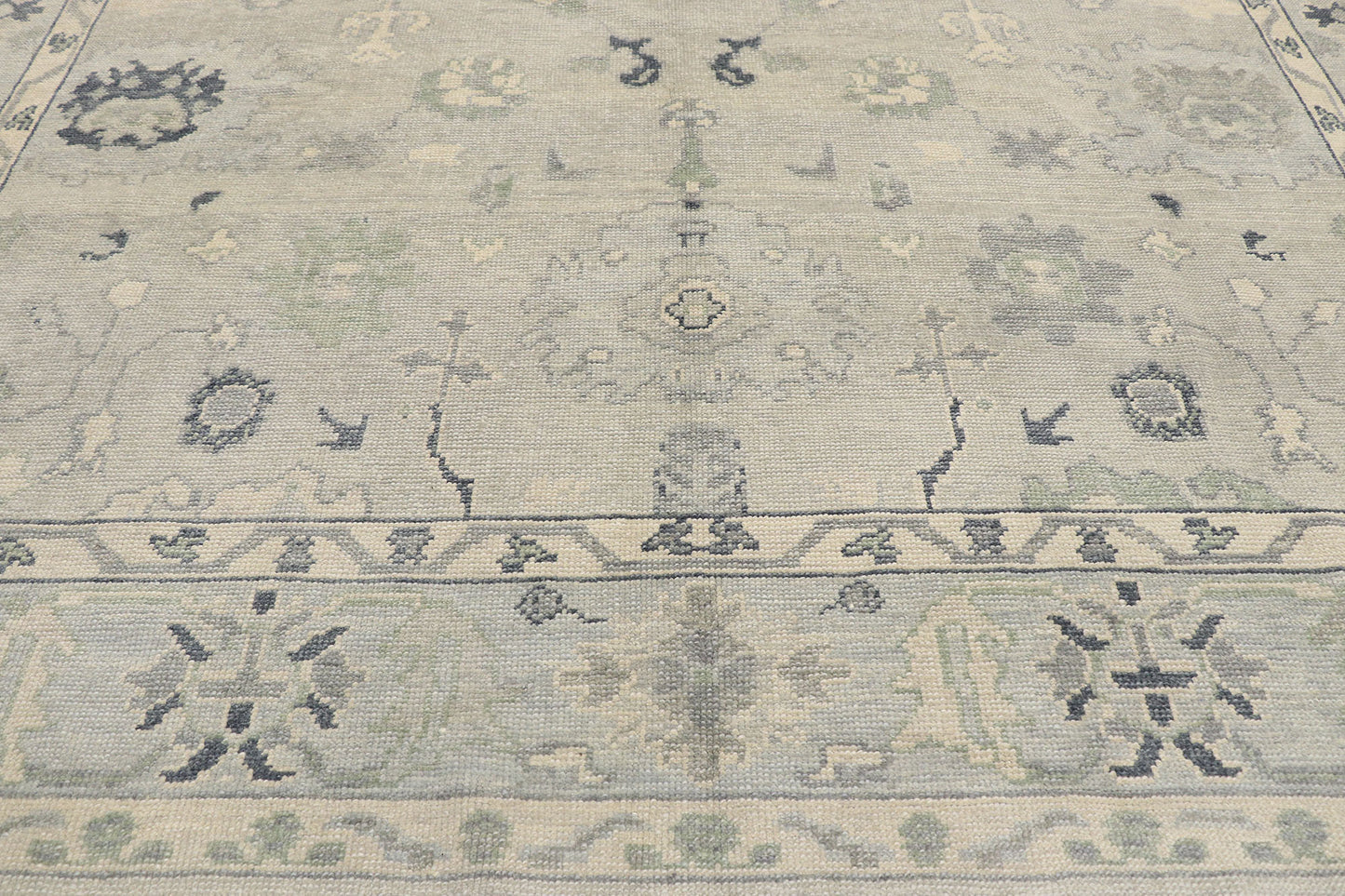 9 x 12 Contemporary Turkish Oushak Rug 53548