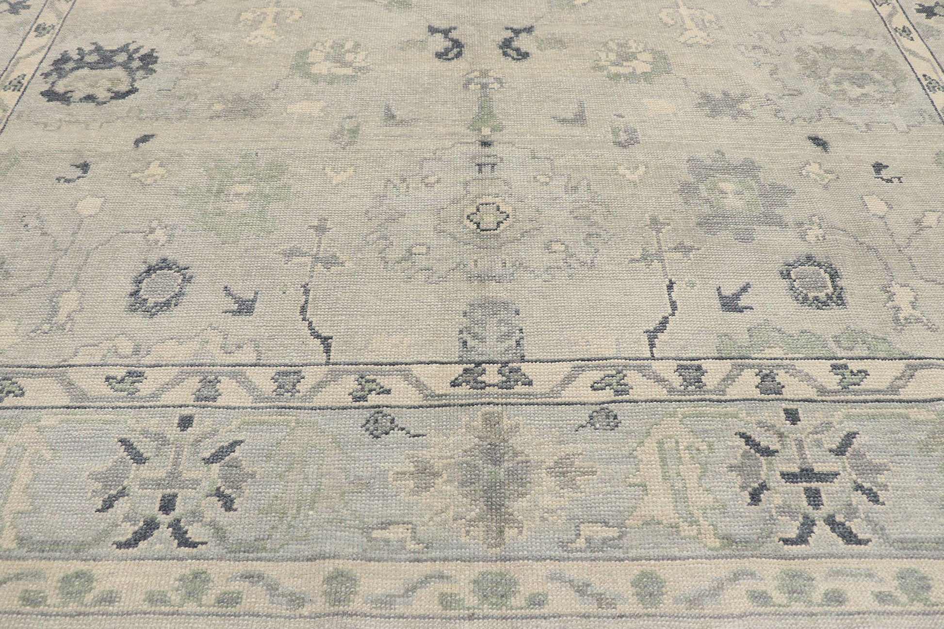 9 x 12 Contemporary Turkish Oushak Rug 53548
