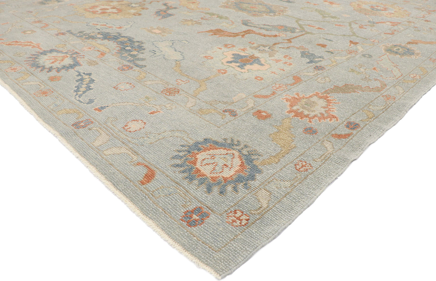 9 x 12 Contemporary Turkish Oushak Rug 53549